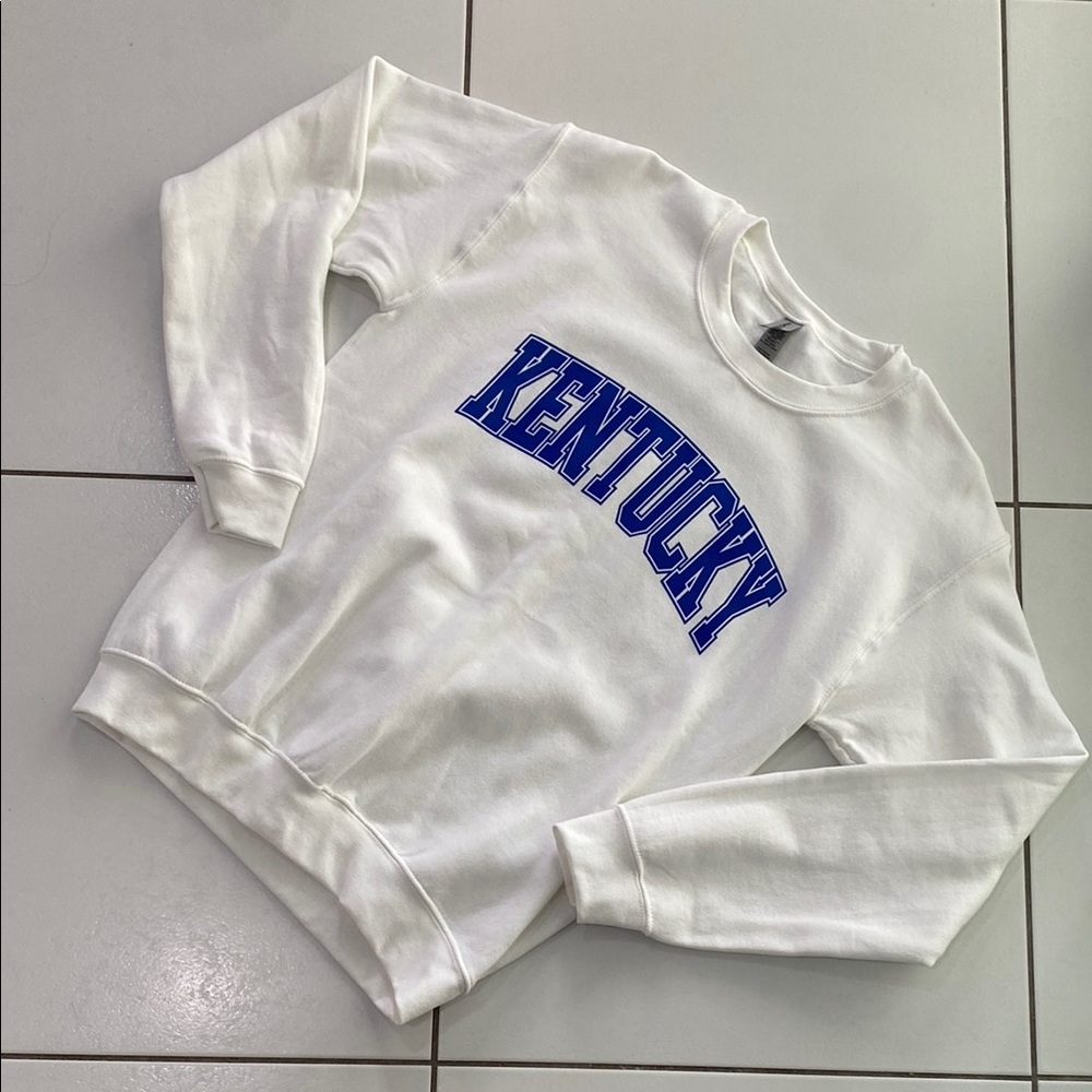 White University of Kentucky Women’s Sweatshirt. NWOT - Picture 2 of 5